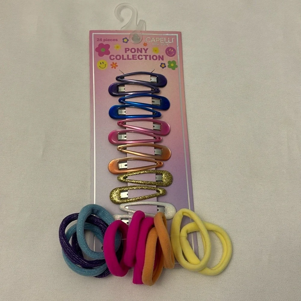 Capelli Hair Clips and Hair Ties Set